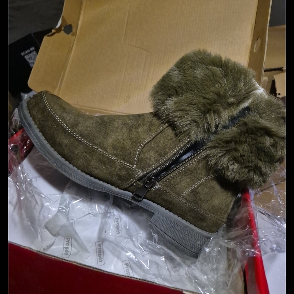 Propet Olive Fur-Lined Winter Boots